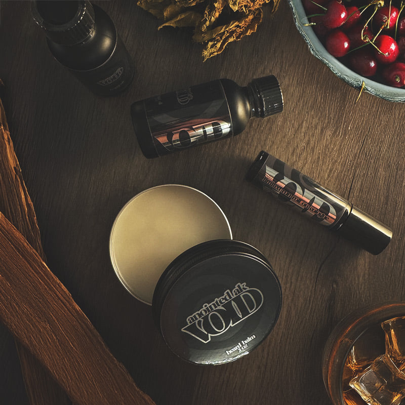 masculine cherry cologne beard oil
