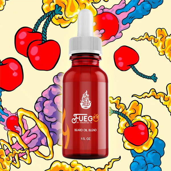 fuego best cherry beard oil for men