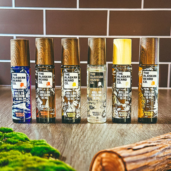 Roll-On Cologne Oil | Alaskan Beard Co. Pocket Cologne | Wasilla