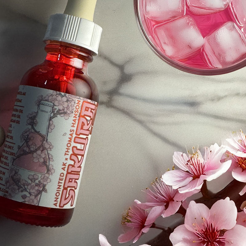 authentic japanese sakura cola beard oil