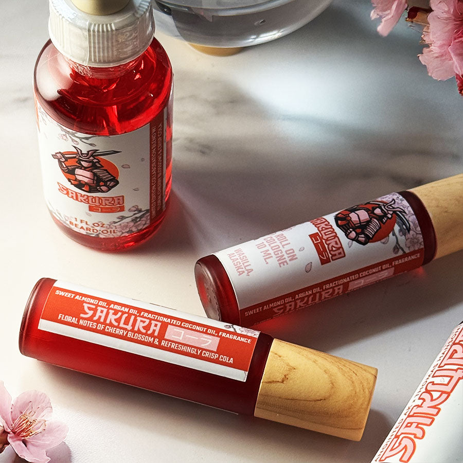 authentic japanese sakura cola oil