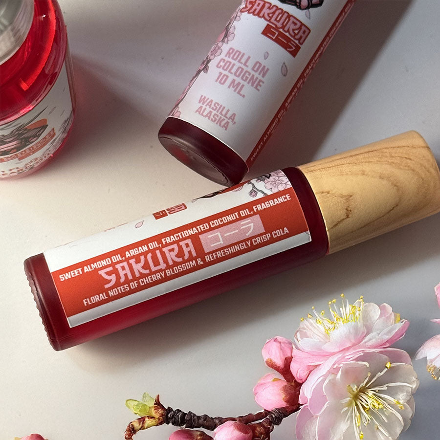 authentic japanese sakura cola oil