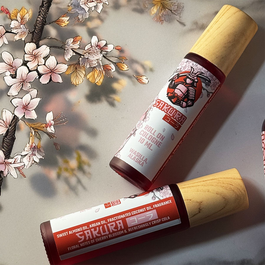 authentic japanese sakura cola cologne oil