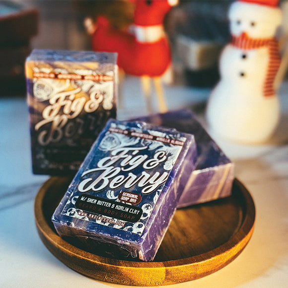 artisanal christmas soap bars for the holidays