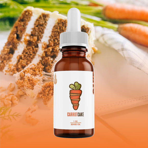 carrot cake scented beard oil for men
